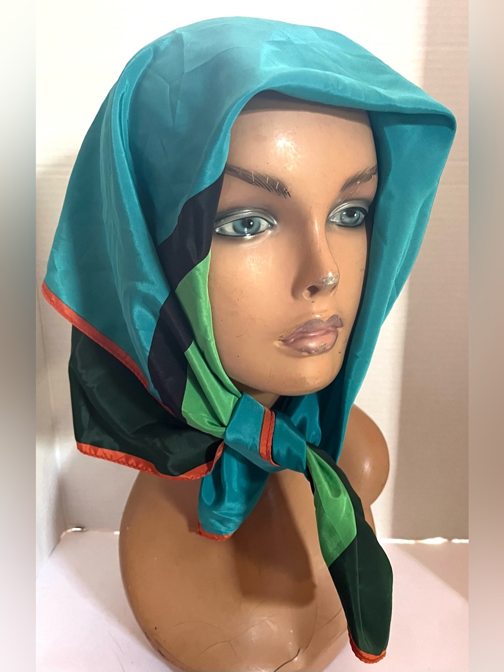 Vera Neumann Vintage Colorblock Scarf